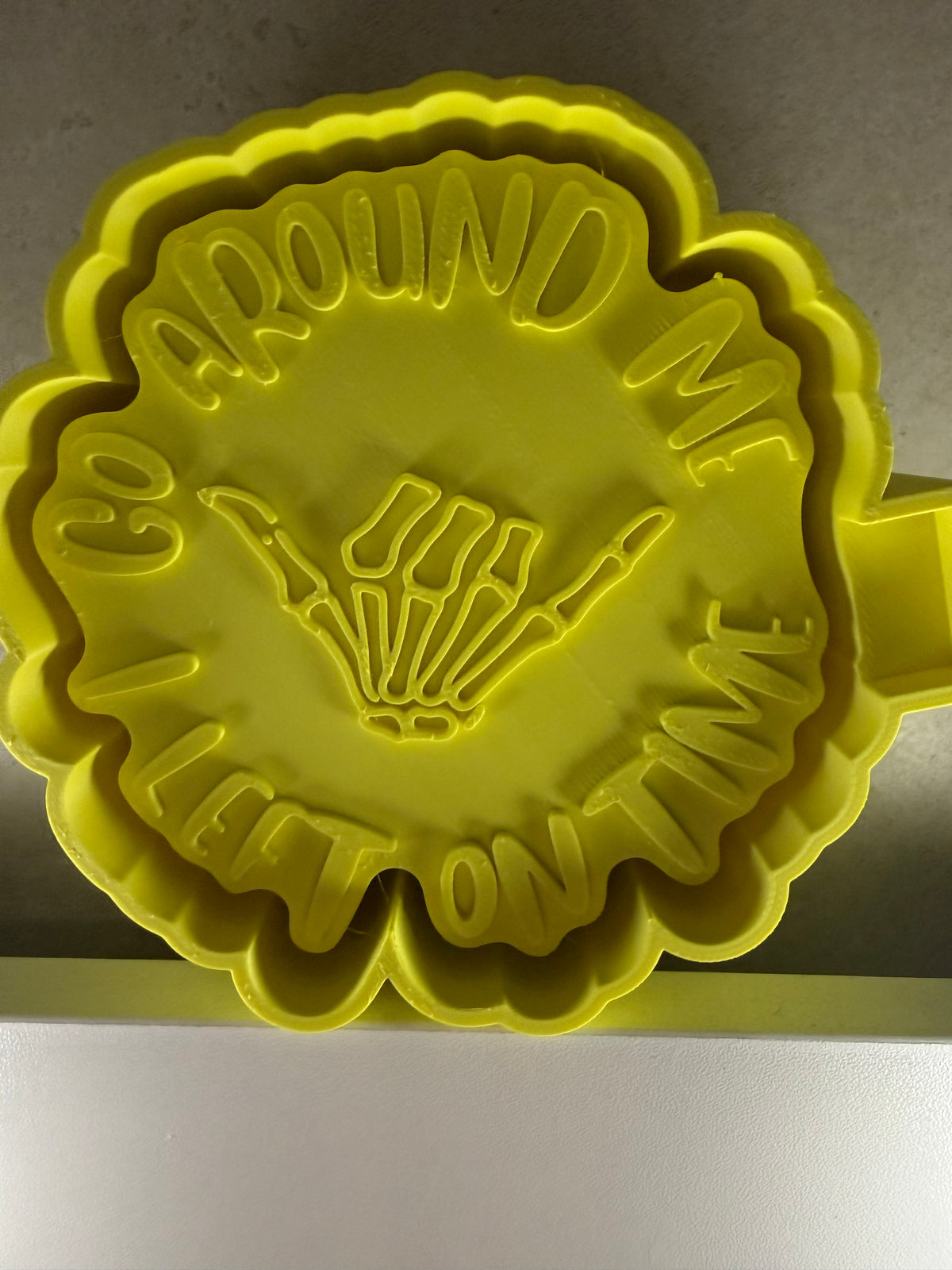 Go around I left on time Mold