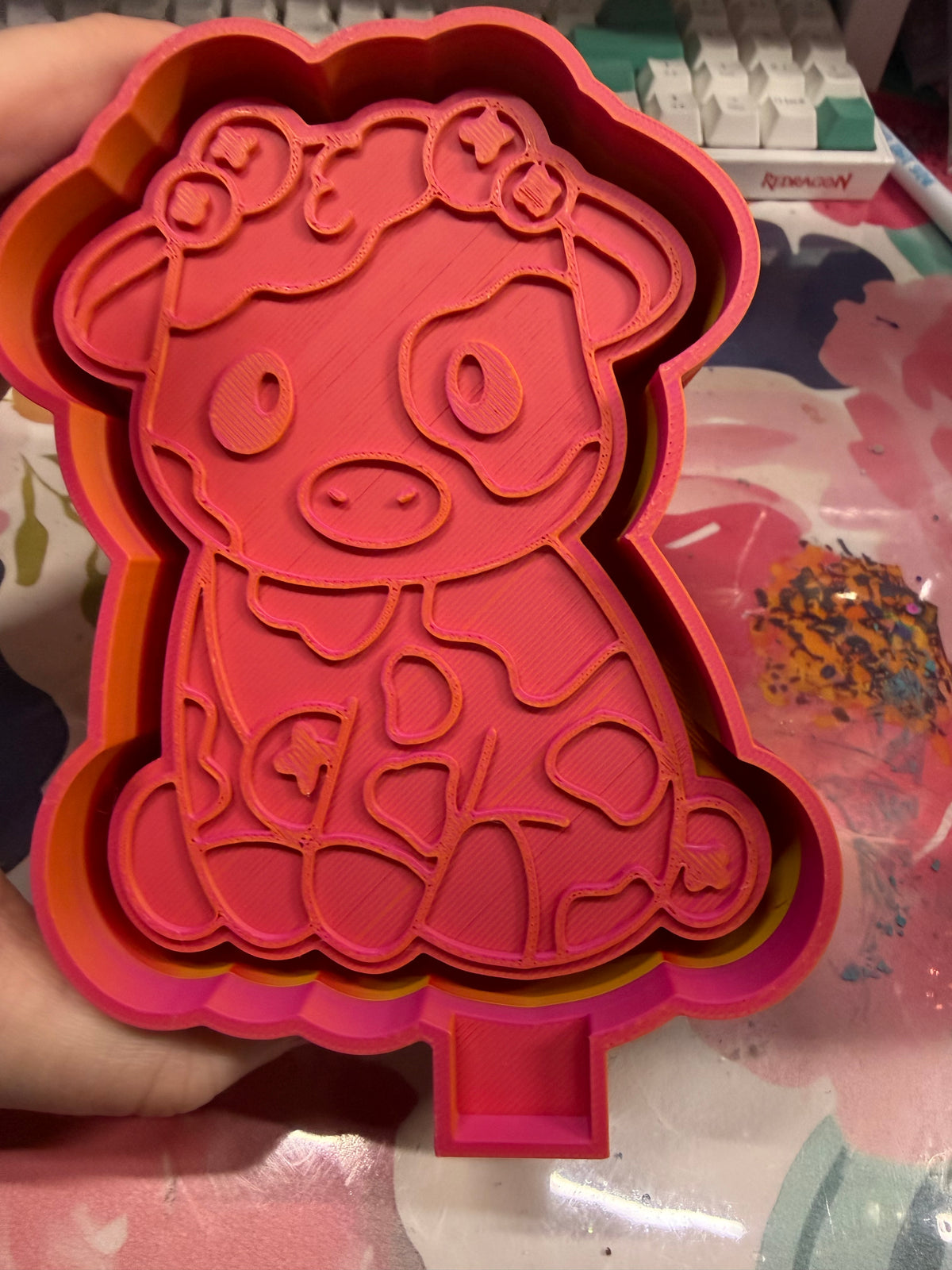 Blueberry cow mold