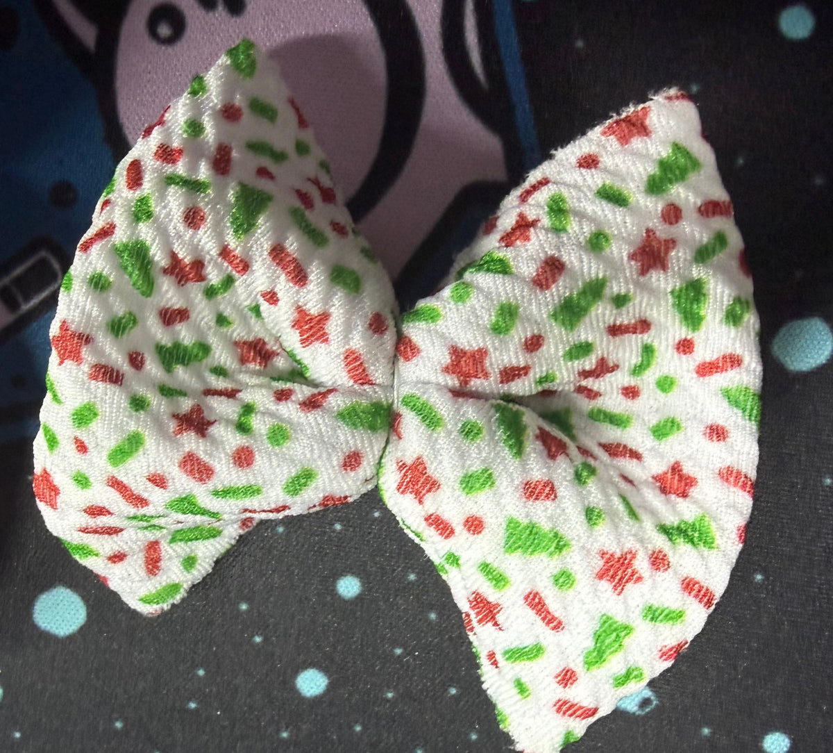 Holiday sprinkles freshie bow