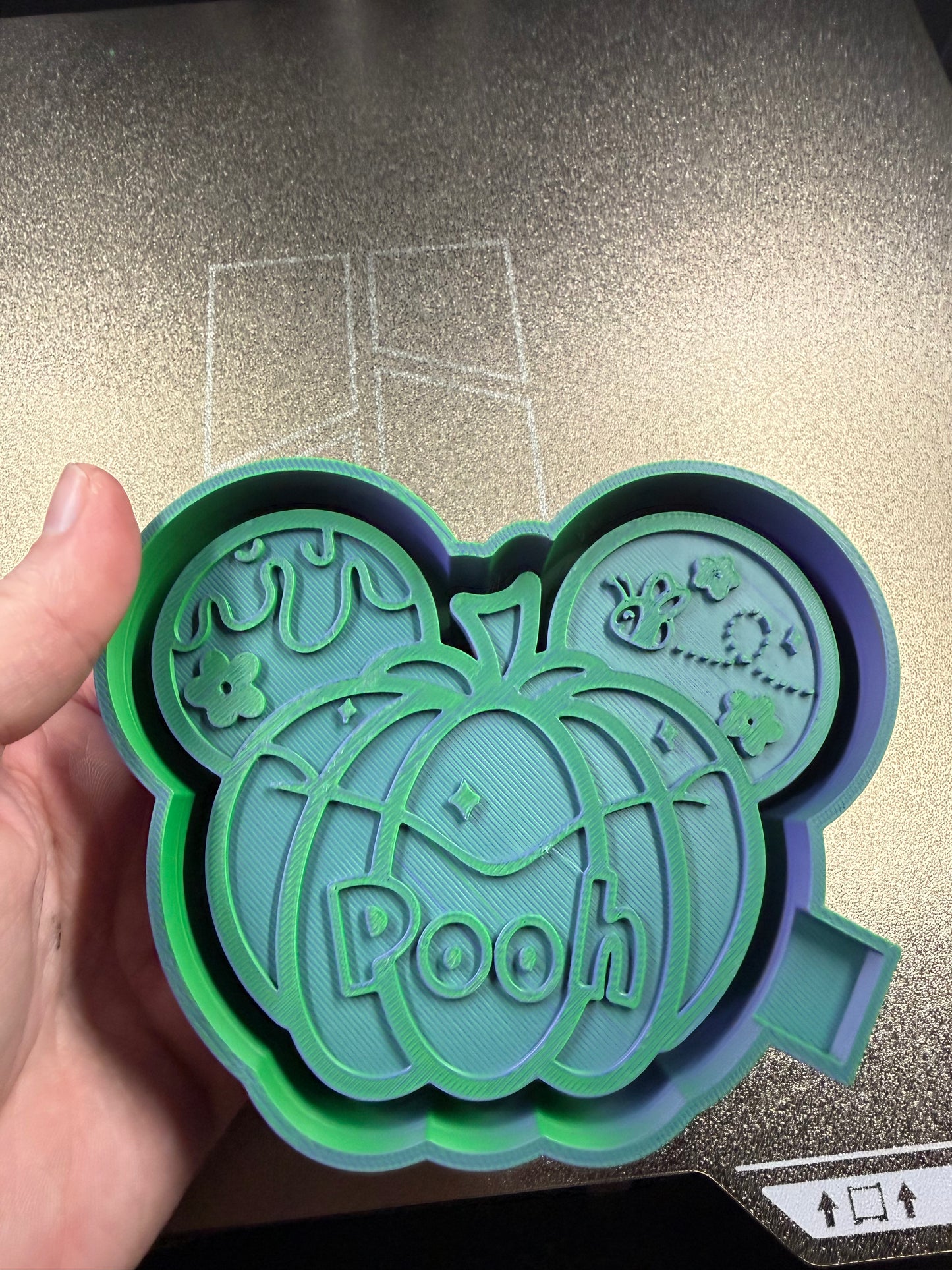 Honey bear pumpkin mold