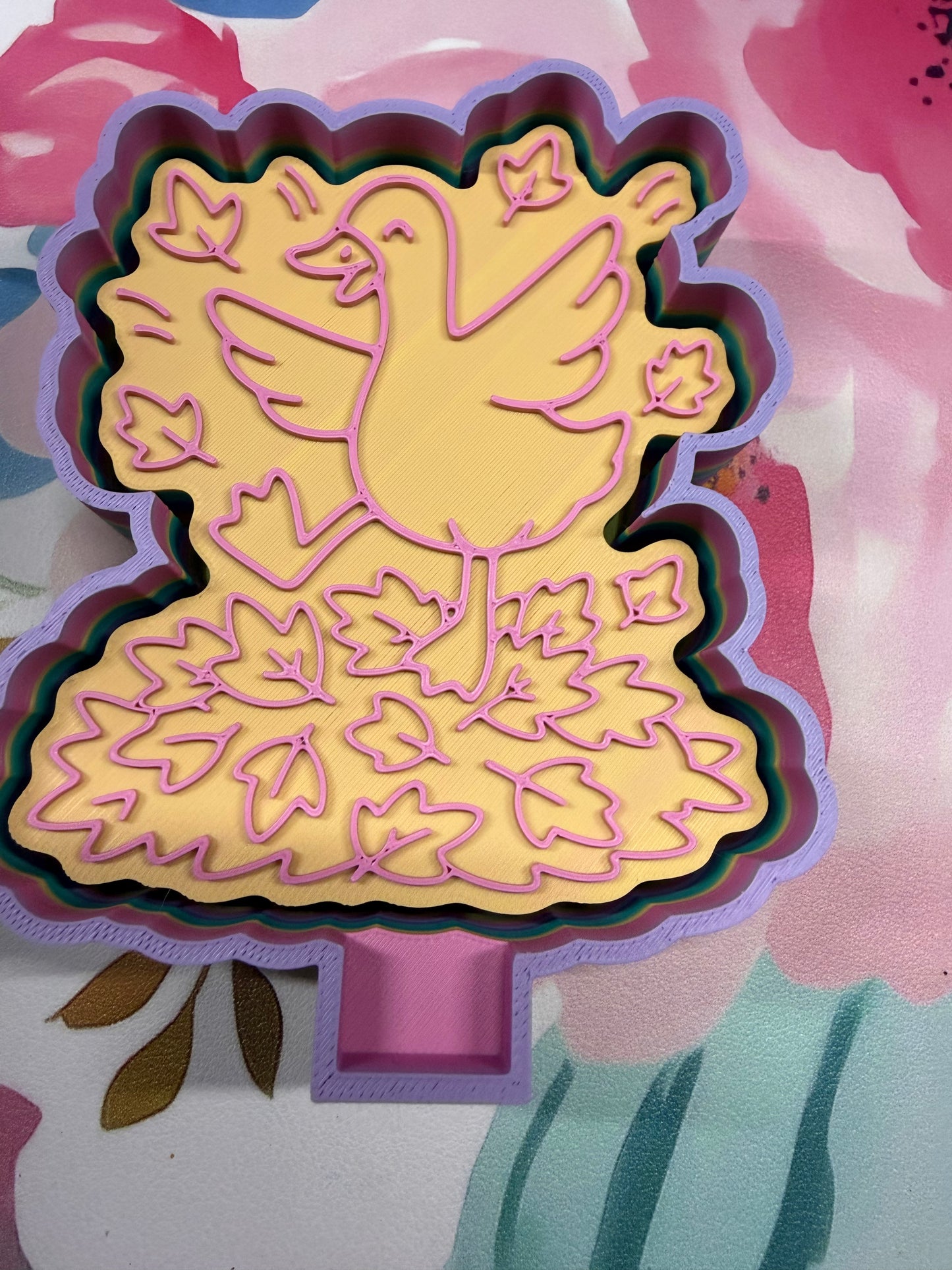 Leaves goose mold