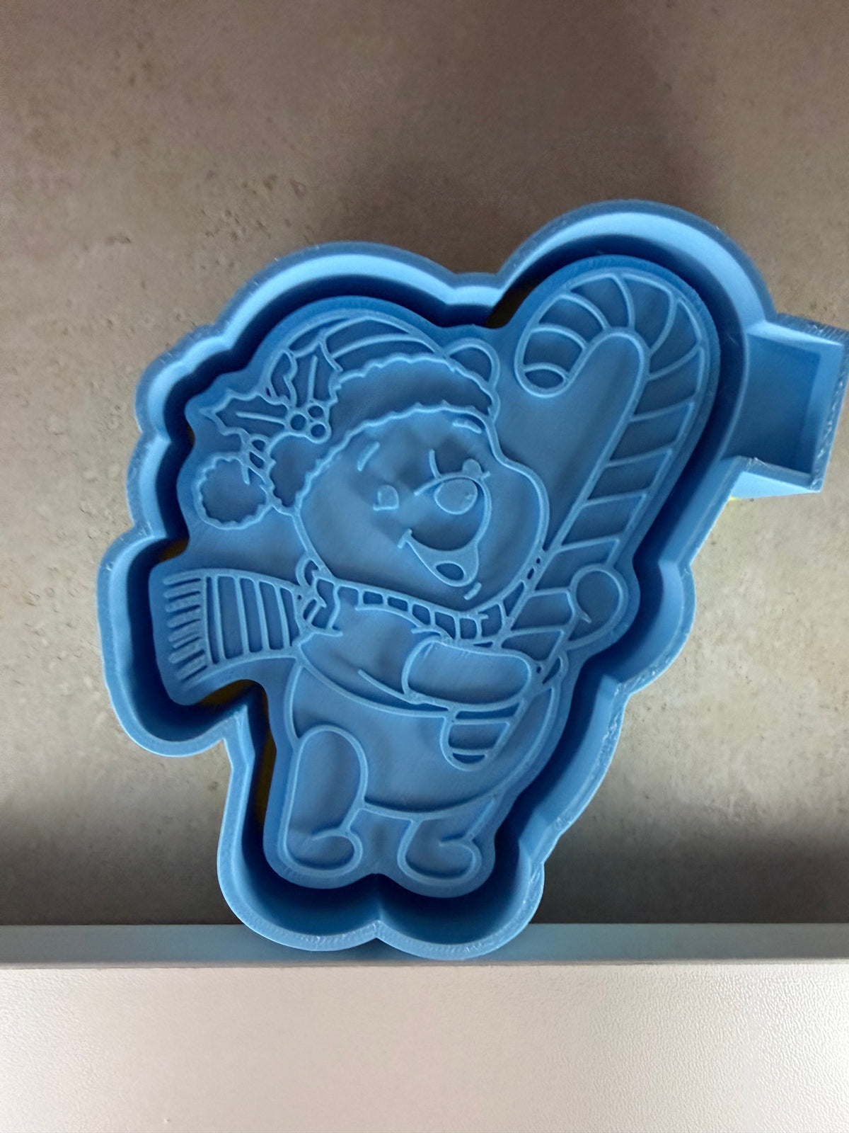 Honey Christmas bear mold