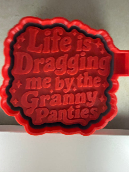 Dragging by the granny panties mold