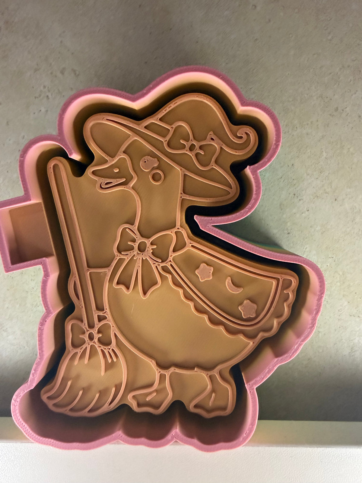 Witch goose mold
