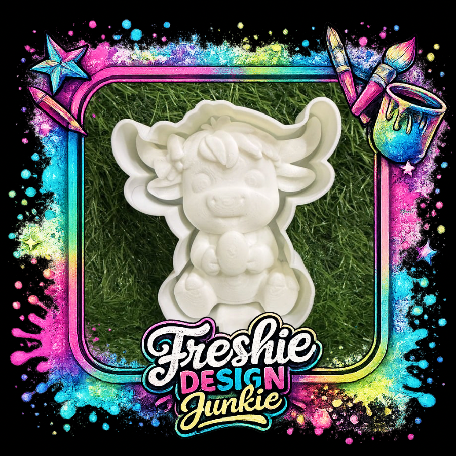 3d highland with Easter egg mold