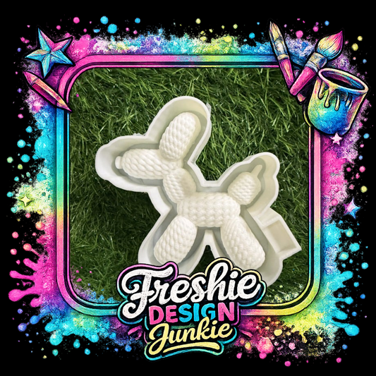 3d knitted balloon dog mold