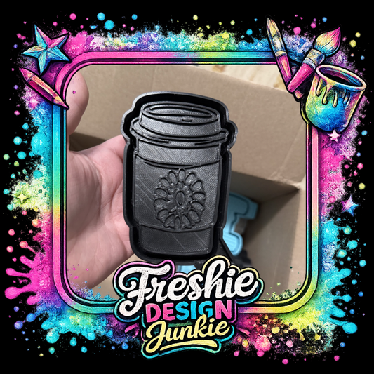 Coffee and turquoise mold