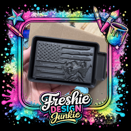 Flag and jeep mold