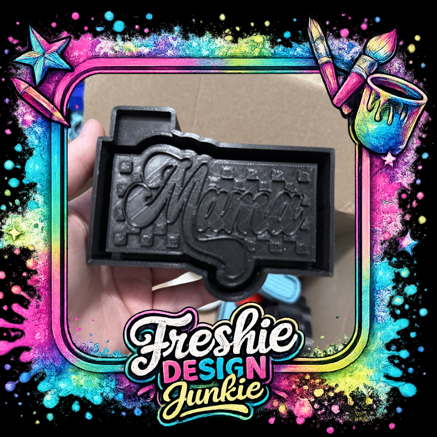 Rectangle checkered mama mold