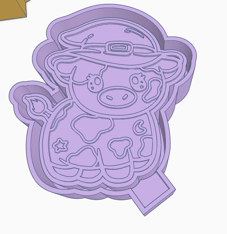Witch cow mold