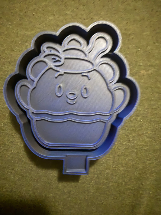 Honey bear cupcake mold