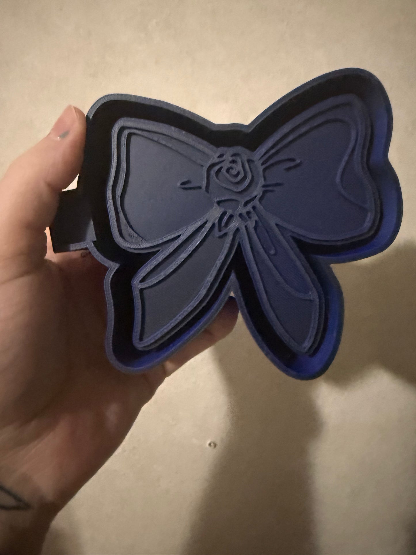 Princess rose bow mold