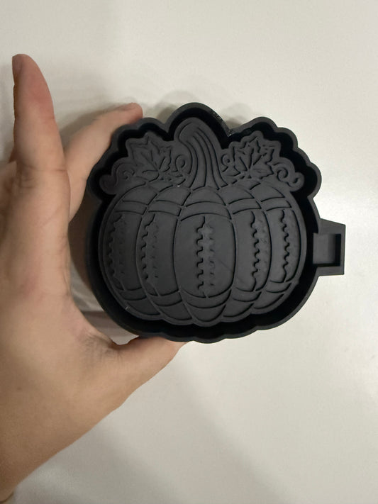 Pumpkin football mold