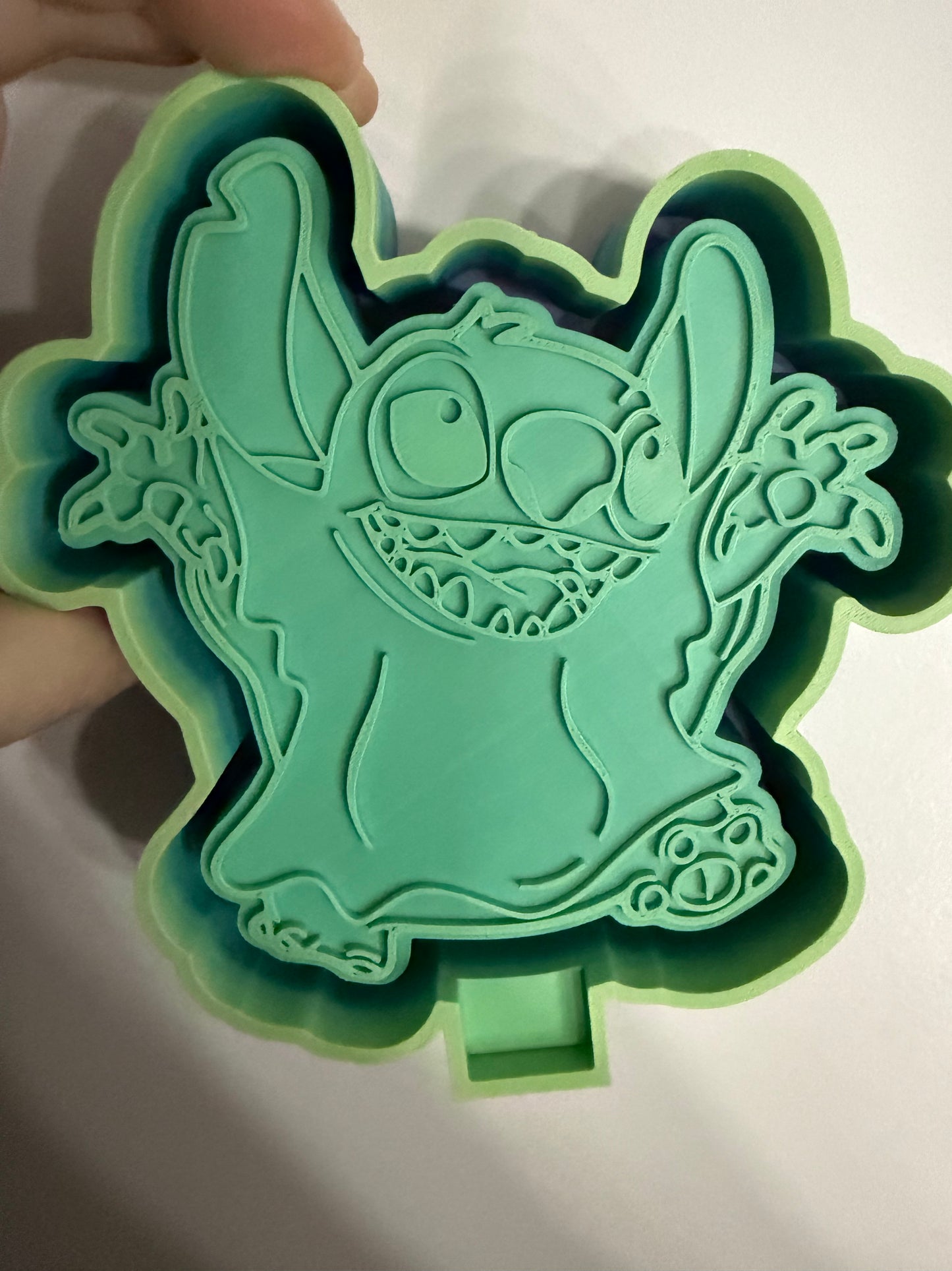 Blue alien ghost mold