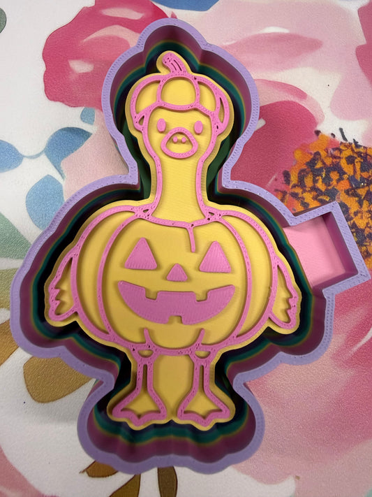 Pumpkin goose mold