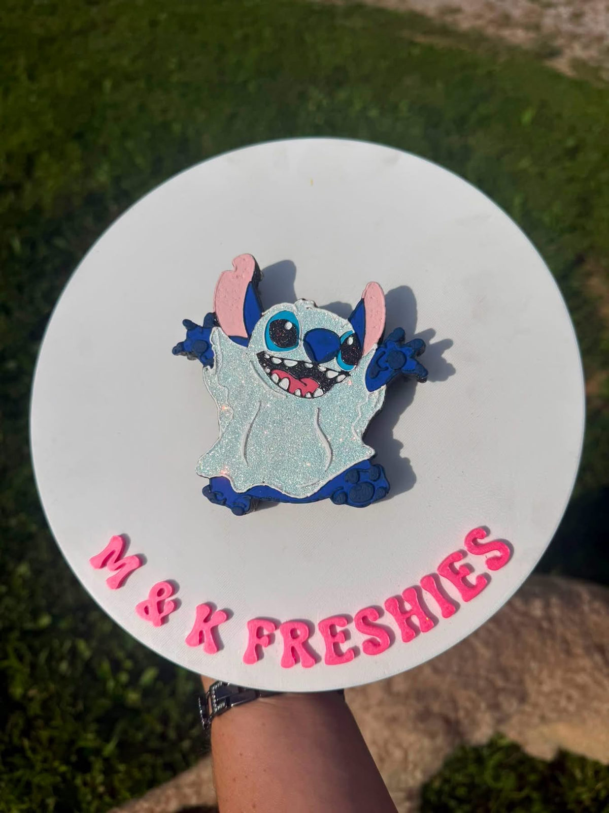 Blue alien ghost mold