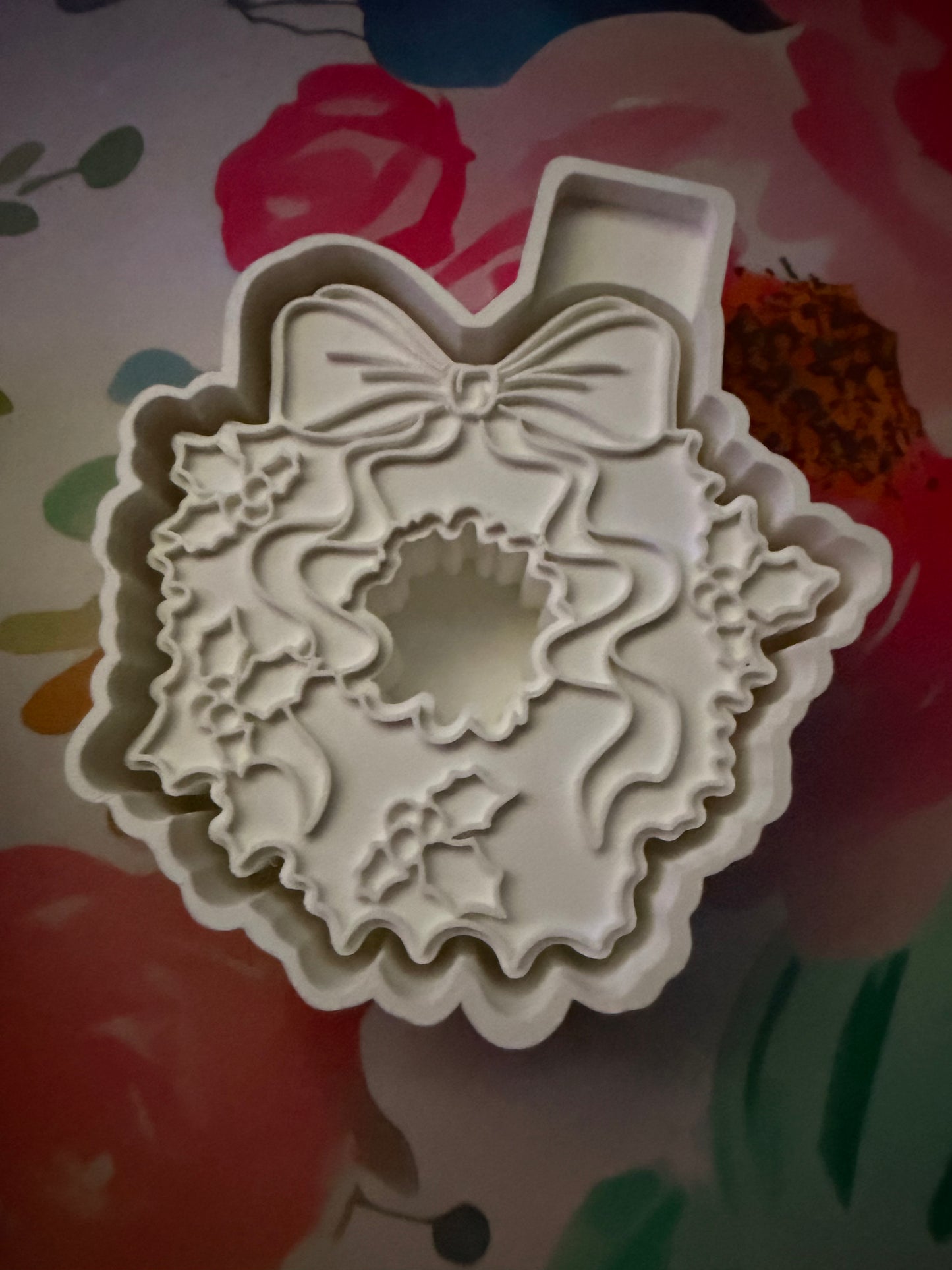 Christmas wreath mold