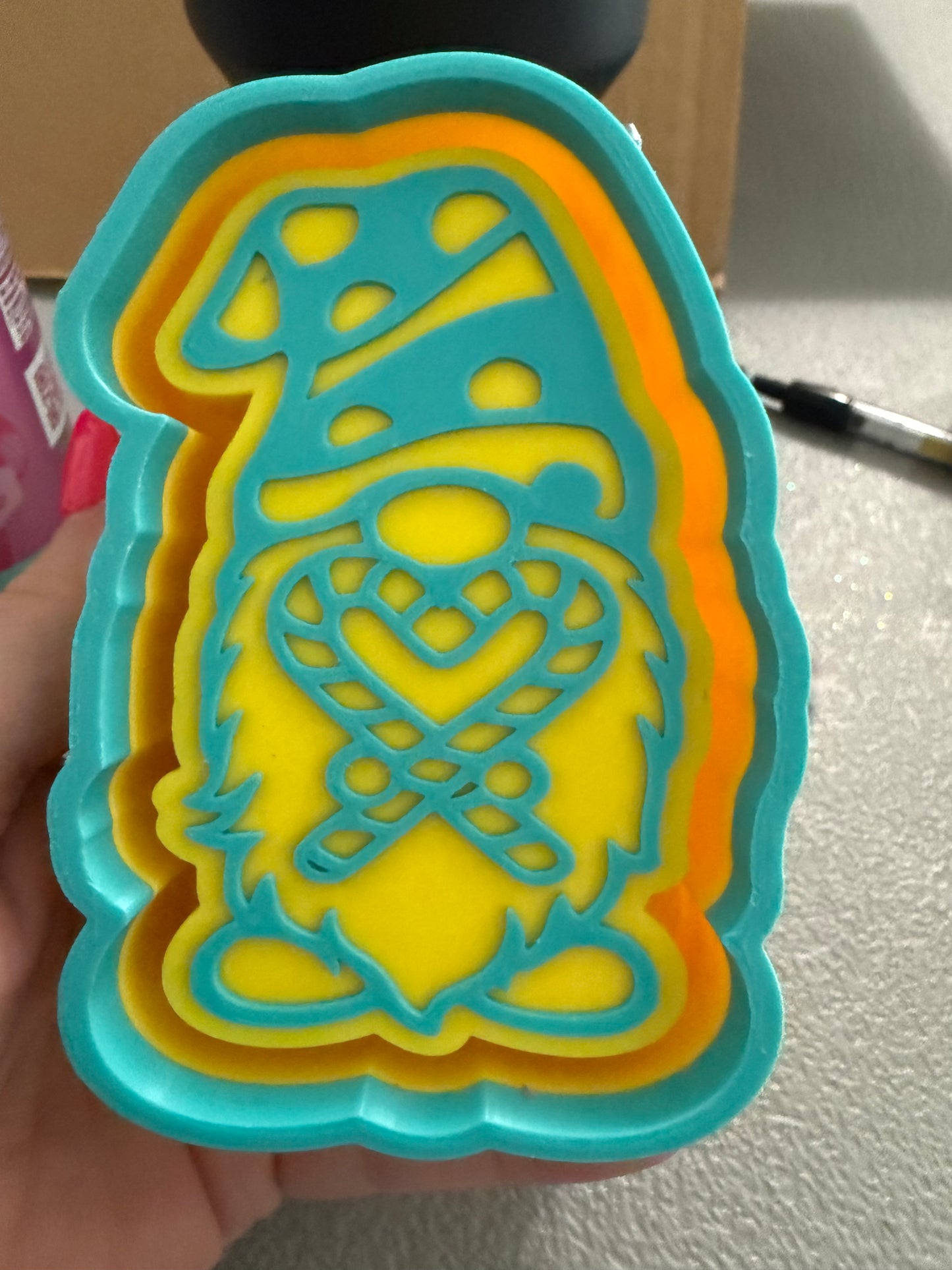 Christmas gnome mold