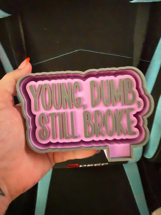 Young dumb and still broke Mold
