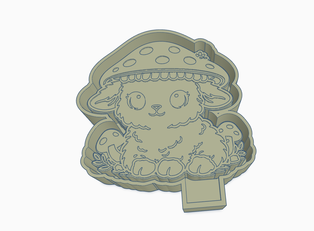 Mushroom Sheep HOUSING STL File